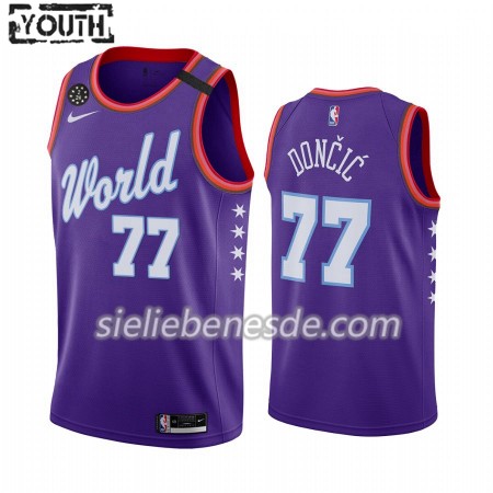 Kinder NBA Dallas Mavericks Trikot Luka Doncic 77 Nike 2020 Rising Star Swingman